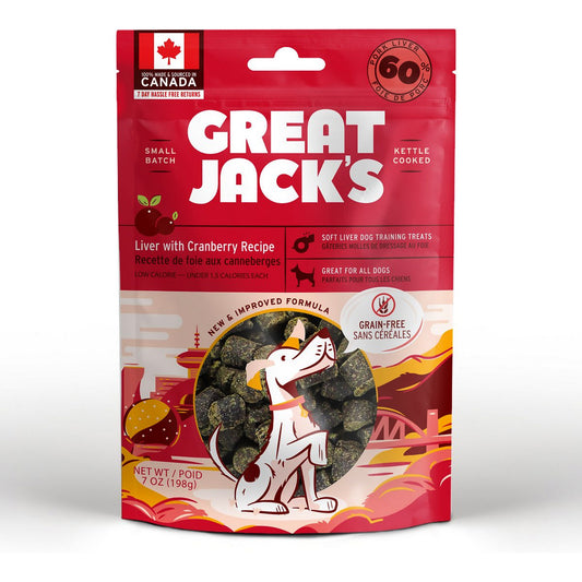 Great Jack’s Liver with Cranberry Recipe Grain-Free Dog Treats